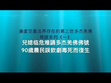 佛音廣播聯盟-遍虛空盡法界存在的第三世多杰羌佛佛力加持的見證系列《一》