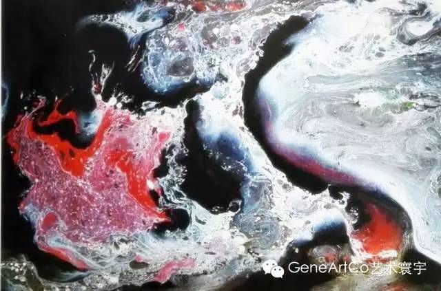 H.H.第三世多杰羌佛西洋畫、超自然抽象色彩作品：匠心超越