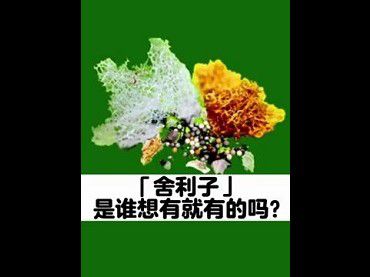 舍利子是誰想有就有的嗎？