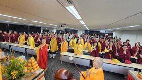 南無第三世多杰羌佛正法光耀日本 – 聖德證達教尊主法恭聞法音祈福法會日本行殊勝圓滿