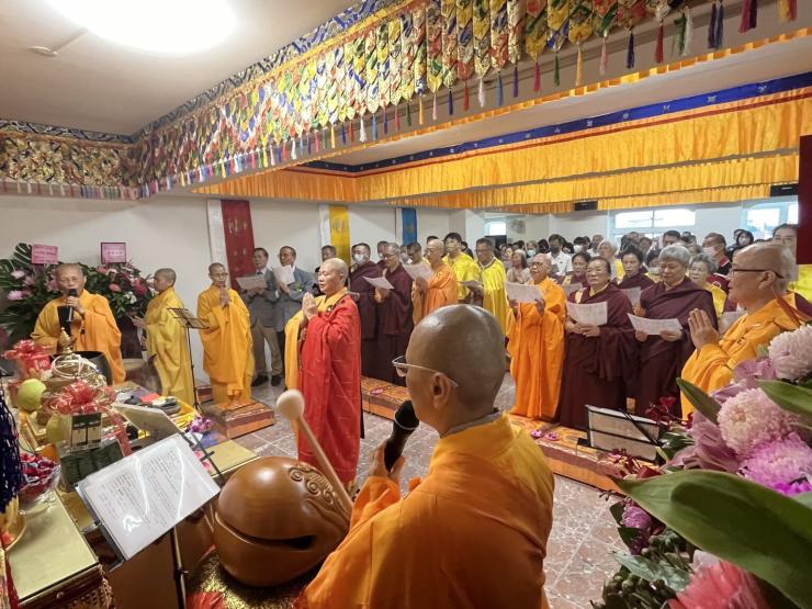 世界佛教總部副主席釋證達教尊主法佛像開光大典　覺行弘法中心充滿能量殊勝莊嚴(相關新聞彙整)